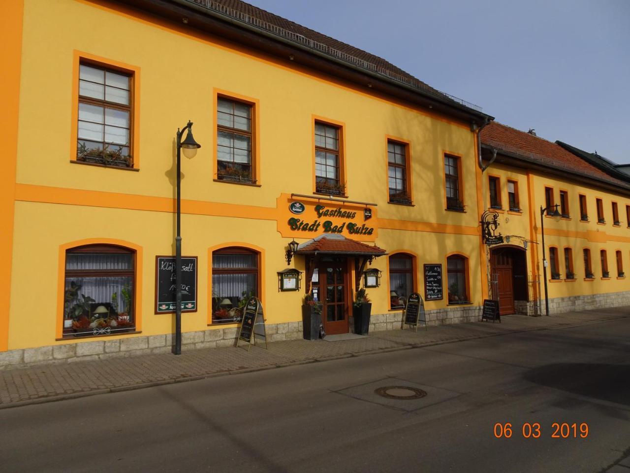 Gasthaus Stadt Bad Sulza Exteriör bild